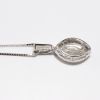 Picture of 14k White Gold 1.07CT Marquise Diamond Necklace 