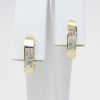 Picture of 14k Yellow Gold Diamond Earrings 