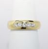 Picture of 18k Yellow Gold Diamond Men's Band 