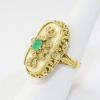 Picture of 18k Yellow Gold Emerald & Diamond Ring 