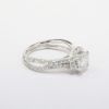 Picture of 14k White Gold 1CT Round Brilliant Diamond Engagement Ring 