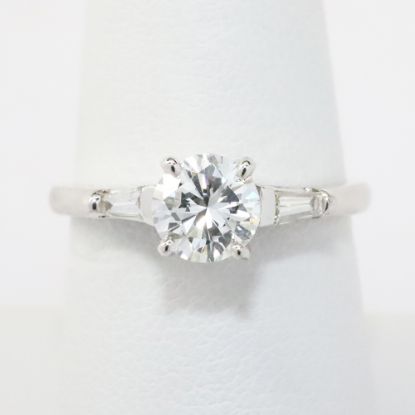 Picture of 14k White Gold .95CT Diamond Engagement Ring 
