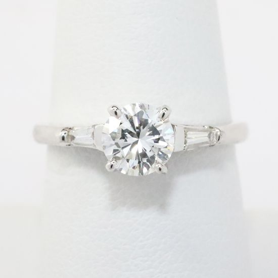Picture of 14k White Gold .95CT Diamond Engagement Ring 