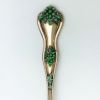 Picture of Gold Washed Demitasse Spoon with Enamel Detailing 