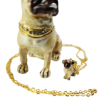Picture of Kingspoint Designs Passionate Pug Trinket Box with Matching Necklace