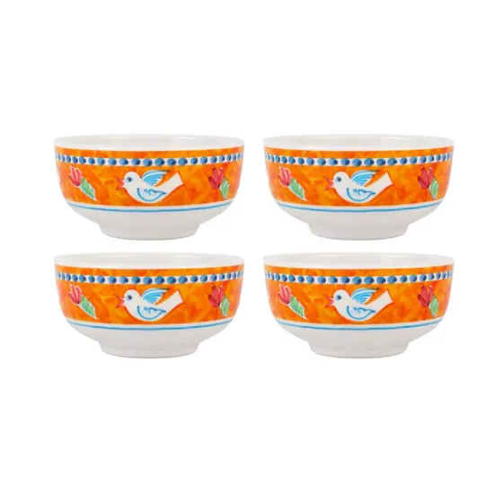Picture of Set of 4 Melamine Uccello Cereal Bowls