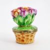 Picture of Limoges Porcelain Basket of Tulips Trinket Box with Surprise Bee Inside