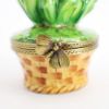 Picture of Limoges Porcelain Basket of Tulips Trinket Box with Surprise Bee Inside