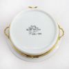 Picture of Limoges Porcelain Gold & White Tray Trinket Box with Miniature Champagne Bottle, Bucket, Glasses & Caviar On Top