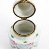 Picture of Limoges Porcelain White Wedding Cake with Bride & Groom Topper Trinket Box