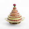 Picture of Limoges Porcelain Wedding Cake with Red Roses Trinket Box