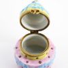 Picture of Limoges Porcelain Multicolored Wedding Cake with Bride & Groom Topper Trinket Box