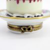 Picture of Limoges Porcelain Raspberry Cheesecake Birthday Cake on Plate Trinket Box 
