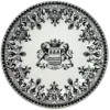 Picture of Dessert Plate, Blazon Heraldic Crest - Vert (Green) - copy