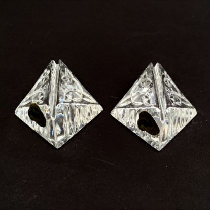 Picture of Waterford Crystal 2003 Pair of Fionn's Knot Place Card Holders