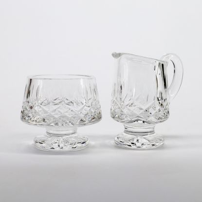 Picture of Waterford Crystal 'Lismore' Creamer and Sugar Footed Set