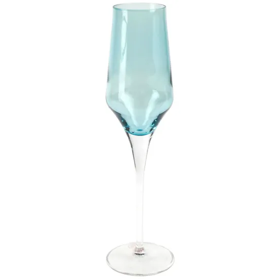 Picture of Teal Champagne Glass