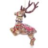 Picture of Jay Strongwater Santa's Reindeer 'Dancer' Blown Glass Ornament - Second in Series 