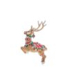 Picture of Jay Strongwater Santa's Reindeer 'Donner' Blown Glass Ornament - Seventh in Series