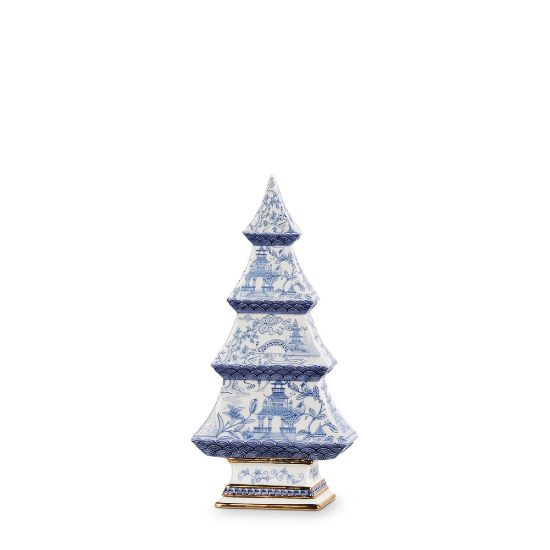 Picture of Small Blue Chinoiserie Christmas Tree