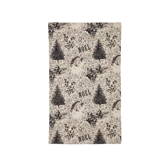 Picture of Vintage Inspired Santa & Sleigh Rides Tea Towel