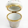 Picture of Limoges Porcelain Cupcake with Sprinkles in Silver Foil Trinket Box 