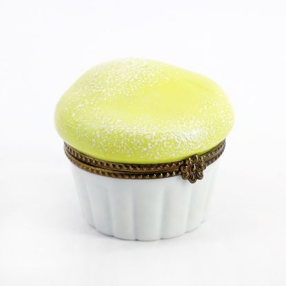 Picture of Limoges Porcelain Vanilla Souffle Trinket Box