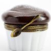 Picture of Limoges Porcelain Chocolate Souffle Trinket Box  
