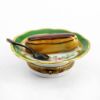 Picture of Limoges Porcelain Chocolate Eclair on Plate with Spoon Trinket Box