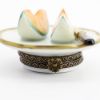 Picture of Limoges Porcelain Plate with Cantaloupe Melon & Knife Trinket Box