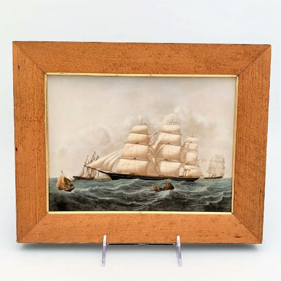 Picture of Wedgwood Framed Plaque featuring The Ship "Hurricane"