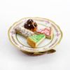 Picture of Limoges Porcelain Tray with Pastries Trinket Box  