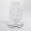 Picture of Lalique Mesanges Candlestick Holder with Birds in Floral Wreath