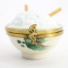 Picture of Limoges Porcelain Asian Bowl of Rice with Chopsticks Trinket Box