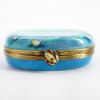 Picture of Limoges Porcelain Monet's Japanese Bridge & Waterlilies Trinket Box 