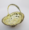 Picture of Antique 1841 Russian .840 Silver Basket with Floral Details