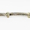 Picture of 14k Two Tone Gold Diamond Bangle Bracelet