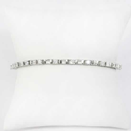 Picture of Platinum & Diamond Tennis Bracelet