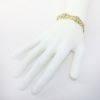 Picture of 14k Yellow Gold Emerald & Diamond Jaguar Bracelet 