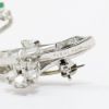 Picture of Vintage Platinum, Emerald & Diamond Brooch 