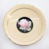 Picture of Vintage Paragon Bone China Peach Tea Cup & Saucer with Hand Painted Pink Cabbage Rose 