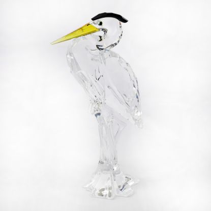 Picture of Swarovski Crystal Silver Heron Figurine #221627