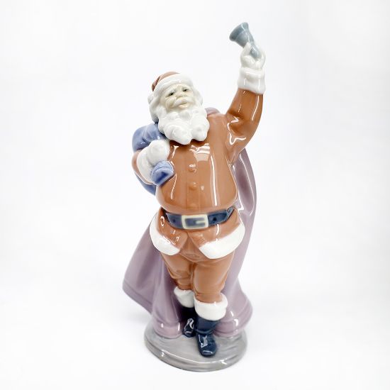 Picture of Lladro Porcelain 'Jolly Santa' Figurine #6500
