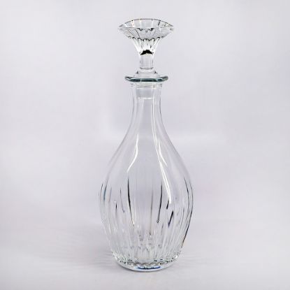 Picture of Baccarat Crystal 'Massena' Tall Round Wine Decanter & Stopper