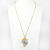 Picture of Steuben Glass 18k Gold Strawberry Pendant Necklace in Original Box
