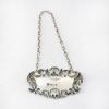 Picture of Vintage C J Vander English Sterling Silver 'Sherry' Decanter Label
