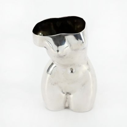 Picture of Vintage Sterling Silver Figural Woman's Torso Vase