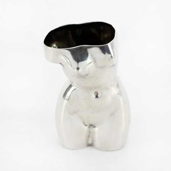 Picture of Vintage Sterling Silver Figural Woman's Torso Vase