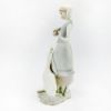 Picture of 'Girl Feeding Goose' Porcelain Figurine #1052 by Lladro