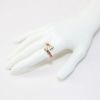 Picture of 18k Yellow Gold Diamond & Sapphire Bypass Ring